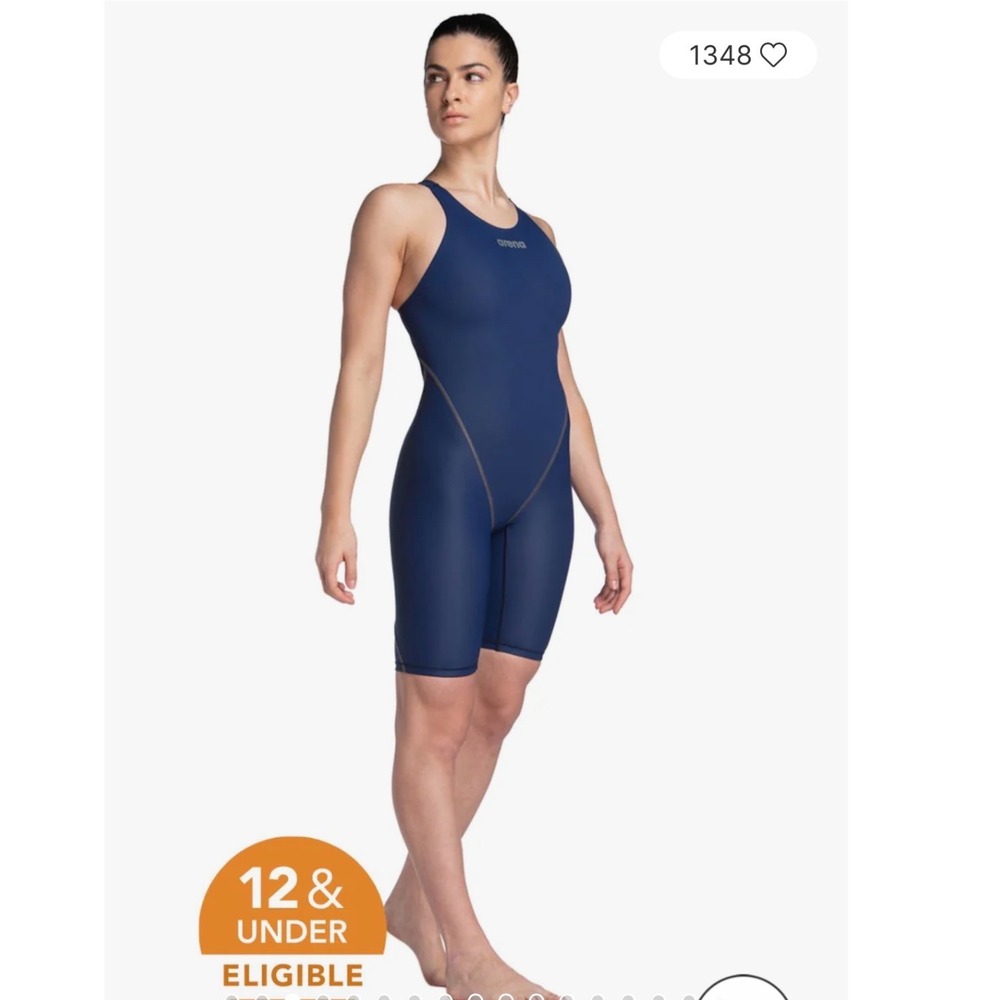Arena Powerskin ST Next OB Navy Tech Suit Race Swimwear US 32 NWT